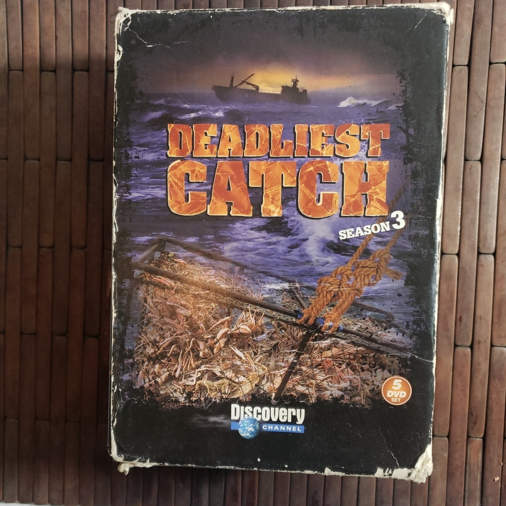 Deadliest Catch: Season 3 DVD Discovery Channel Printing 5-Disc TV Show Series.